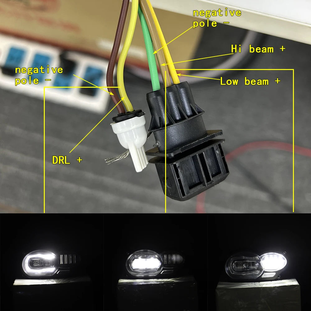 LED Headlight for BMW R1200GS ADV 2004-2012 110W IP67 Waterproof 6000K