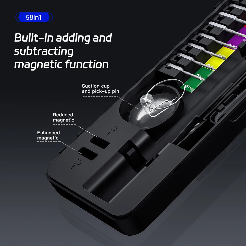 58-in-1 Electric Precision Screwdriver Set – Rechargeable Mini Repair Kit