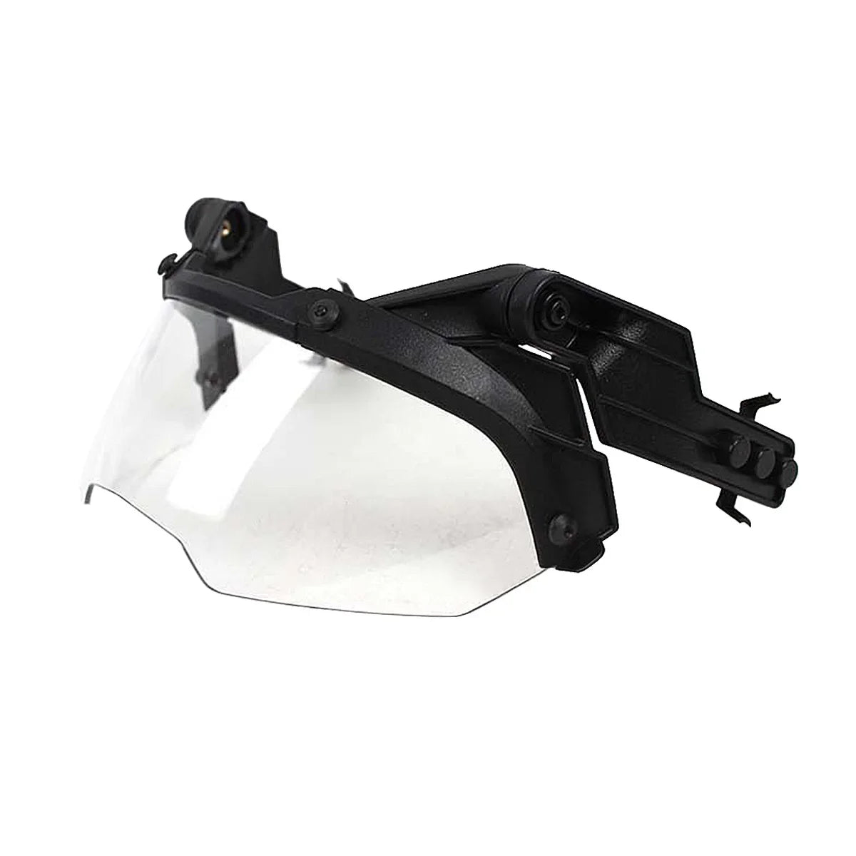 Tactical FAST Helmet Half Face Mask with Flip Goggles for Airsoft Paintball Hunting