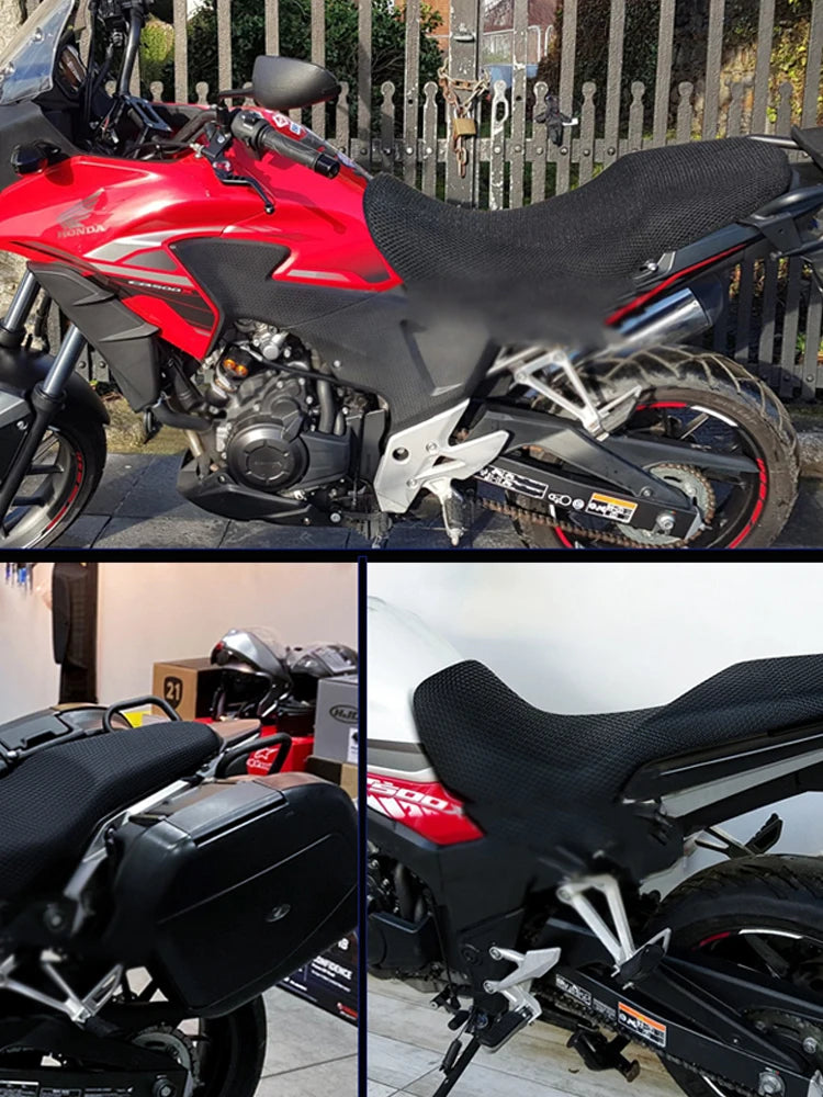Motorcycle 3D Mesh Seat Cover Cushion Protector for HONDA CB500X All Years