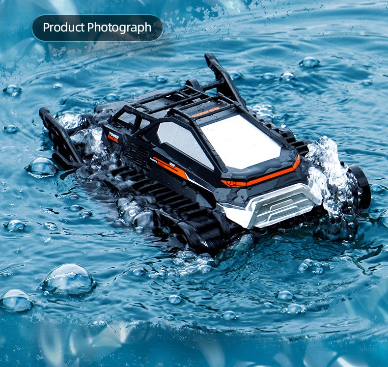 JJRC Q183 4WD Amphibious Tracked RC Car 2.4G Waterproof Off-Road Truck 1:24
