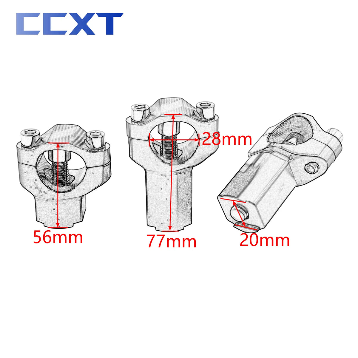 CNC 28MM Handlebar Risers Bar Husqvarna KTM SX/SXF/XC/XCF/XCW/EXC/EXCF