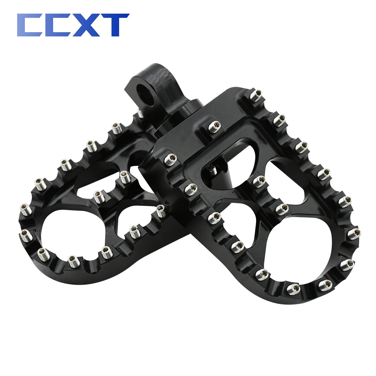 CNC Wide Fat Footpegs 360° Roating Pegs for Harley Davidson Models