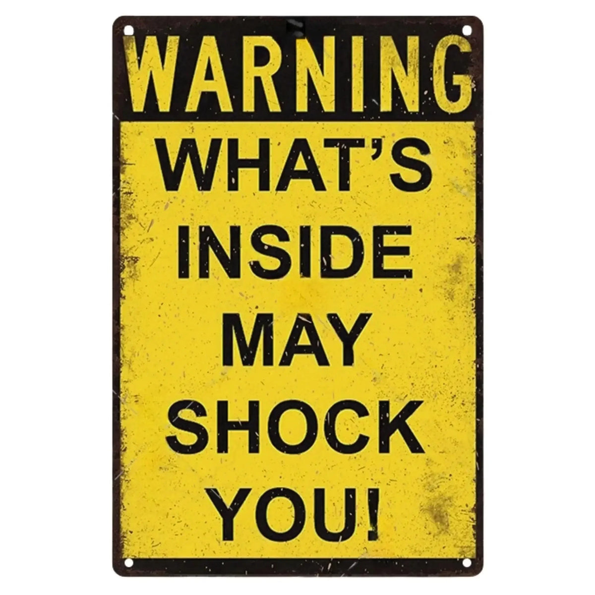 Vintage Caution Notice Zone Keep out Metal Sign, Danger, Mancave, Garage, Gift