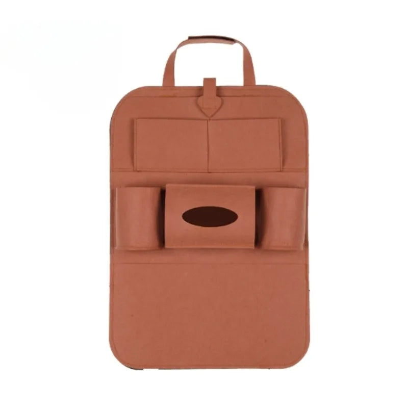 Universal Car Back Seat Storage Bag – 6-Pocket Hanging Trunk Organizer