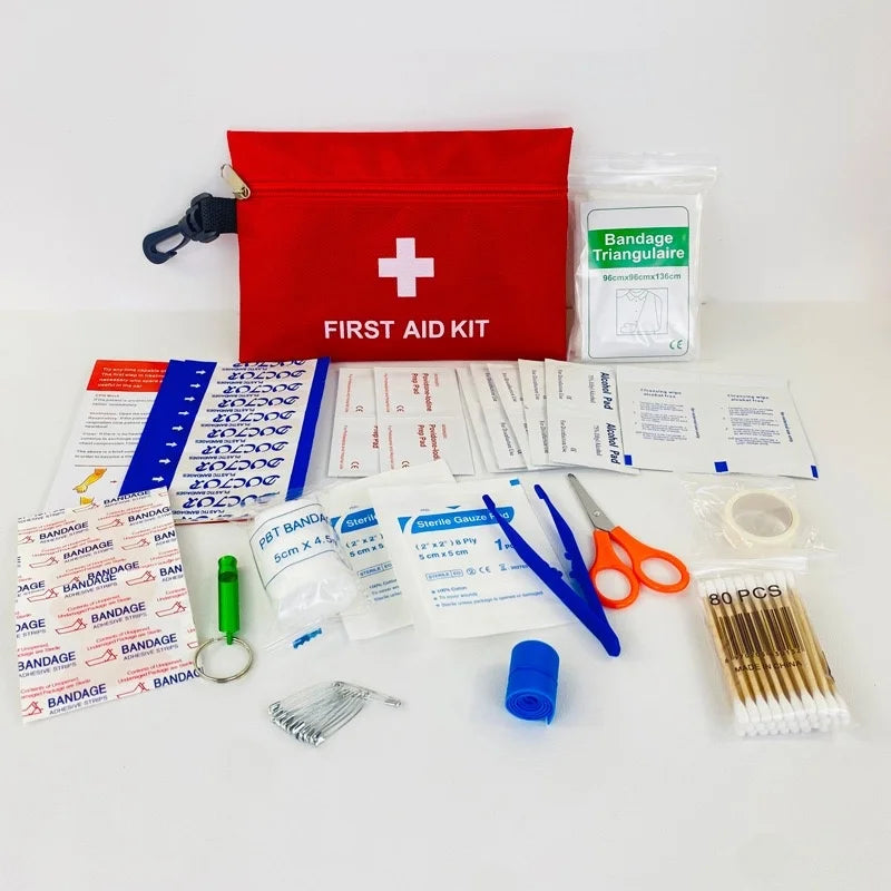 First Aid Kit Complete  92/104/284 Pieces – Compact & Water-Resistant Case