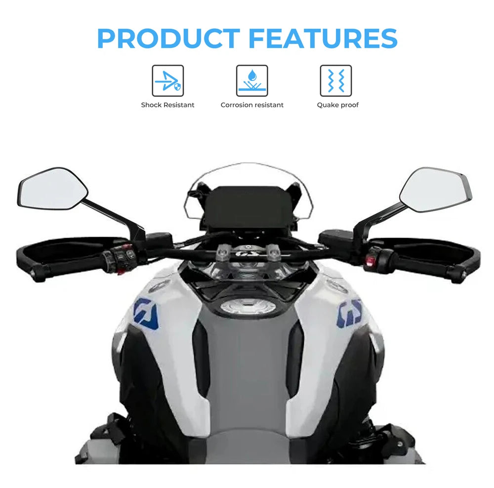 Aluminum Mirrors BMW R1250GS R1200GS F900R G310GS S1000R F800 F650 F700 F750 GS