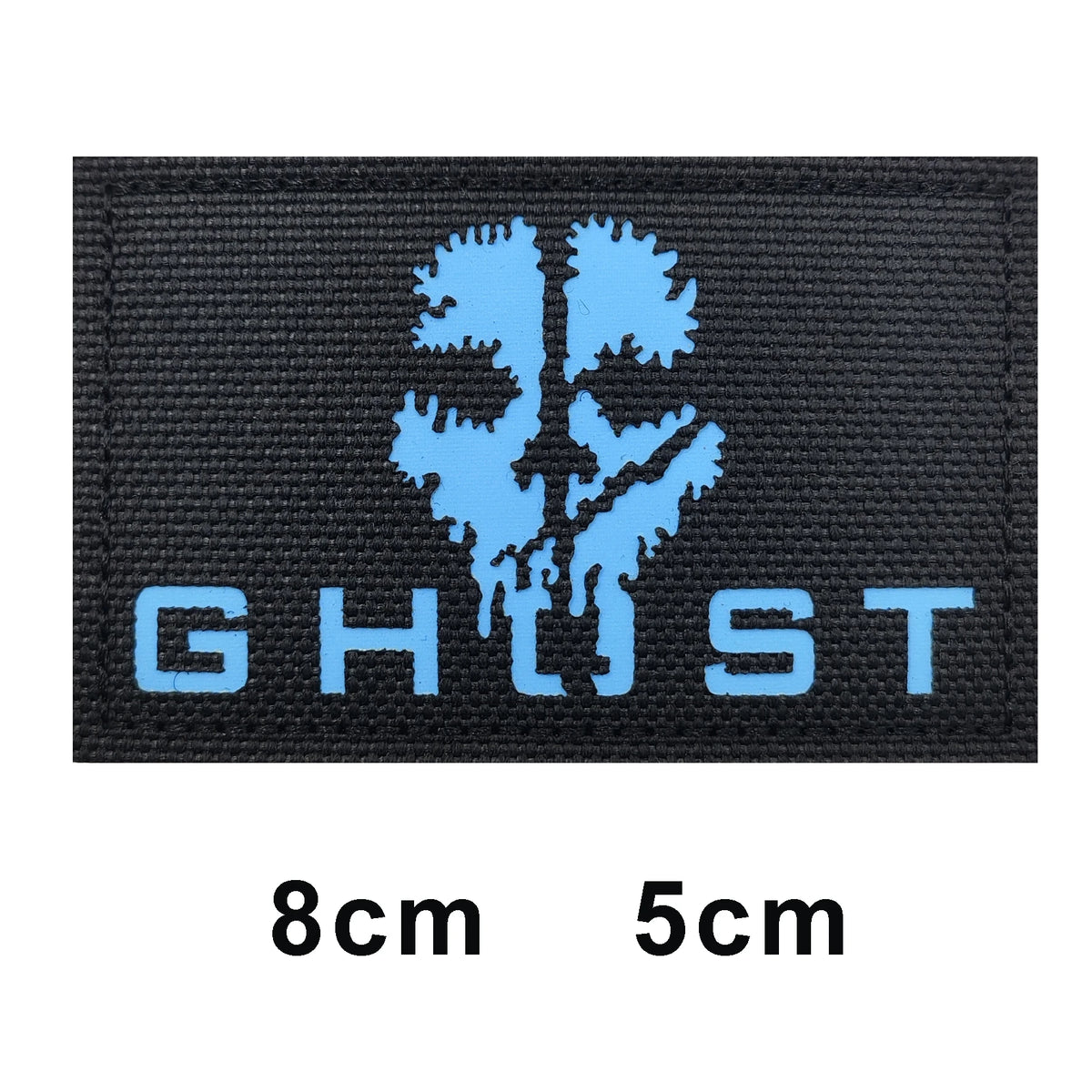 Call of Duty Ghost Skull Mask Tactical 3D Patch – Paintball Airsoft Hook/Loop