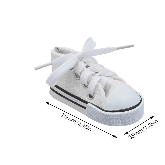Mini Canvas Shoe Kickstand Cover for Motorcycle Side Stand – Funny Support Pad