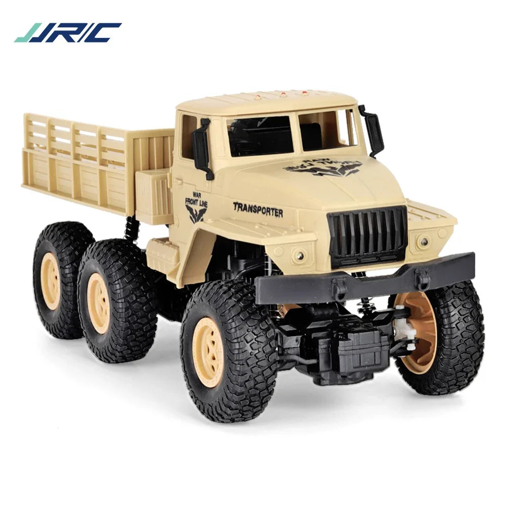 JJRC Q68 Q69 1/18 4WD Military RC Truck Off-Road RTR w/ Lights in Retail Box