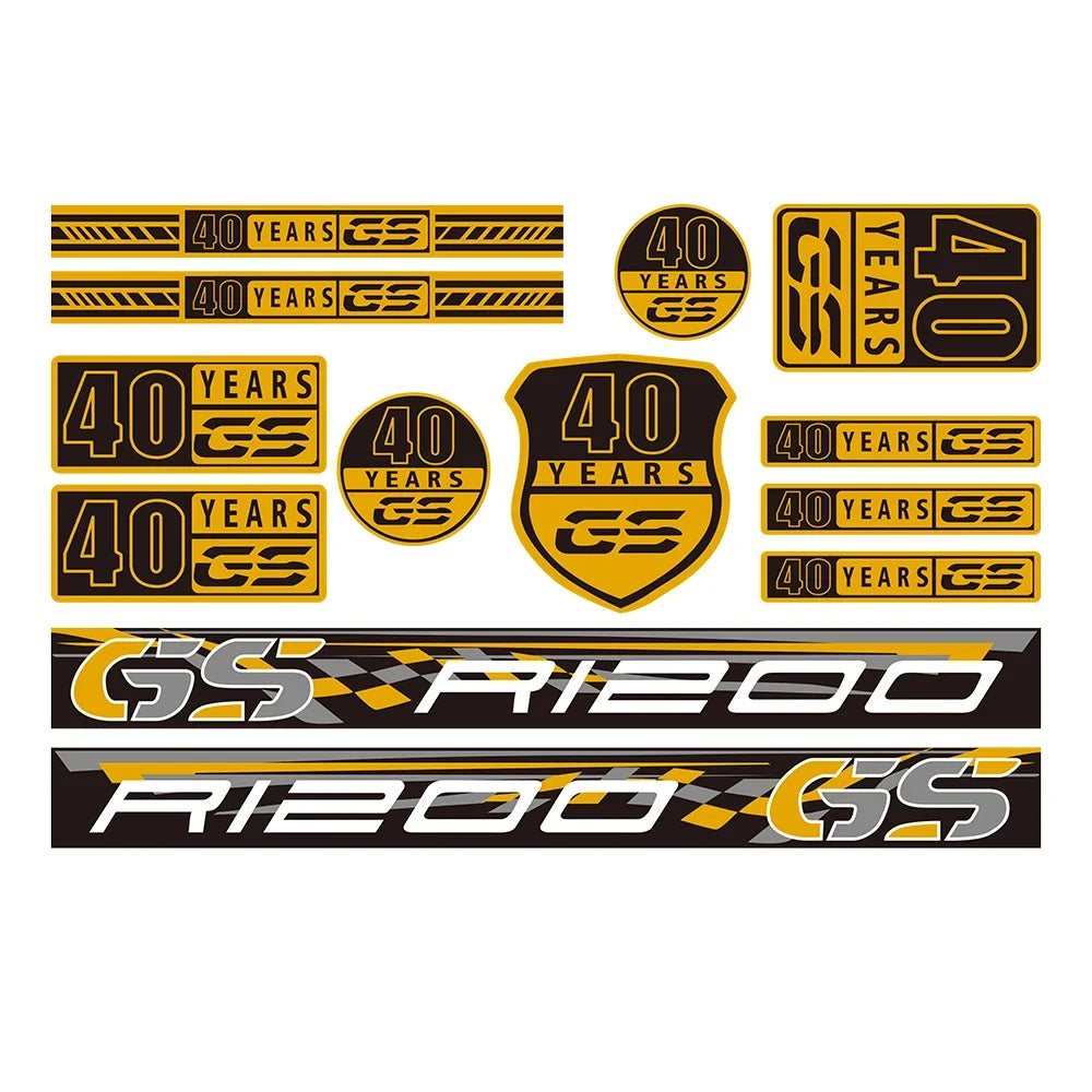 BMW R1200GS R1250GS ADV S1000XR Motorcycle Decals Swingarm Shaft, wheel & other