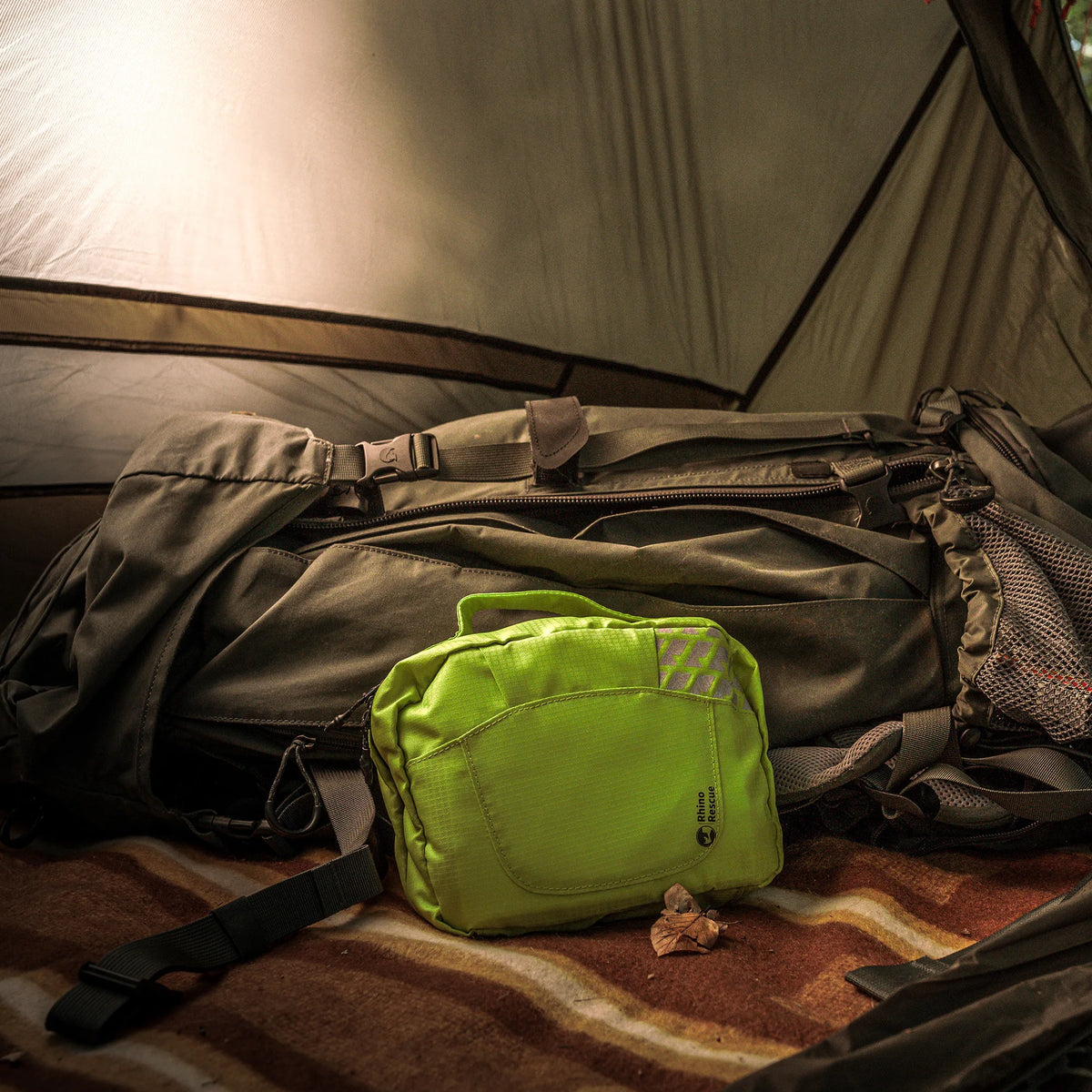 RHINO RESCUE Outdoor Camping First Aid Kit | Travel & Emergency Survival Gear