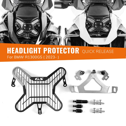 BMW R1300GS Headlight Protector Guard Cover Grille For 2023 2024 Accessories