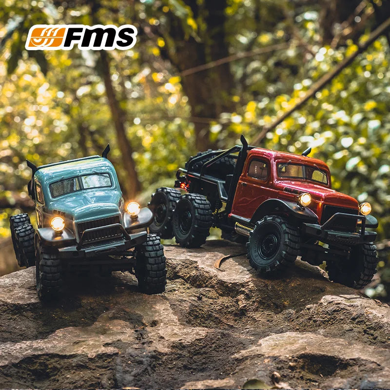 FMS 1/18 Atlas V2 RC Rock 6X6 Crawler RTR off road