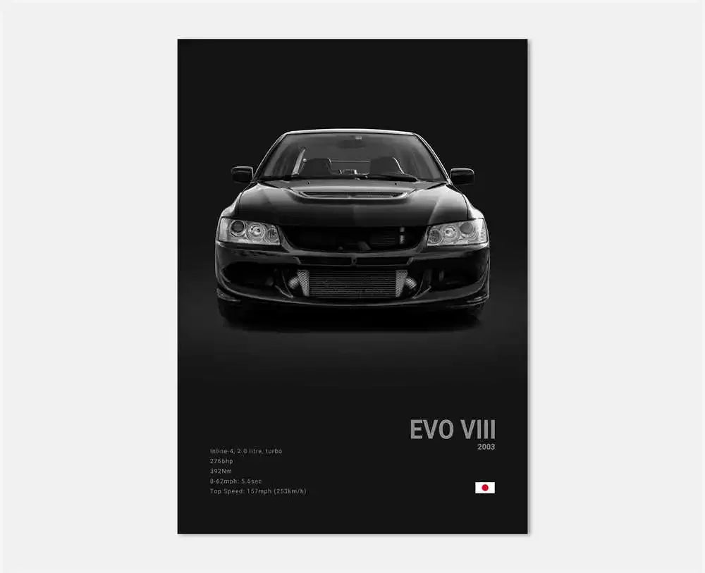 Pop Art Black Luxury Supercar Canvas Poster Wall  Home Mancave Decor Ghost GT RS