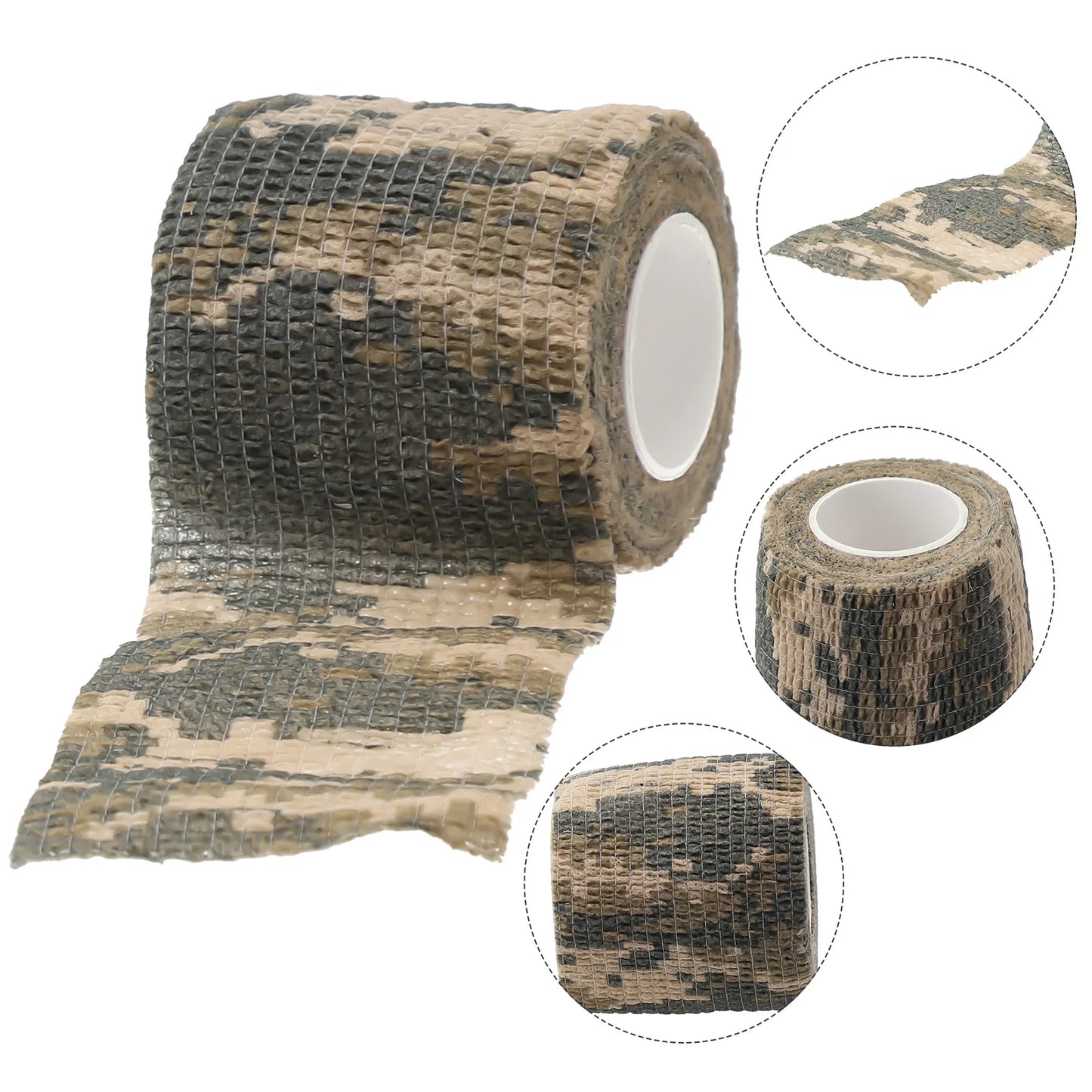 1pc Camouflage Invisible Tape Camo Form Self-Cling Wrap for Hunting Outdoor Gear