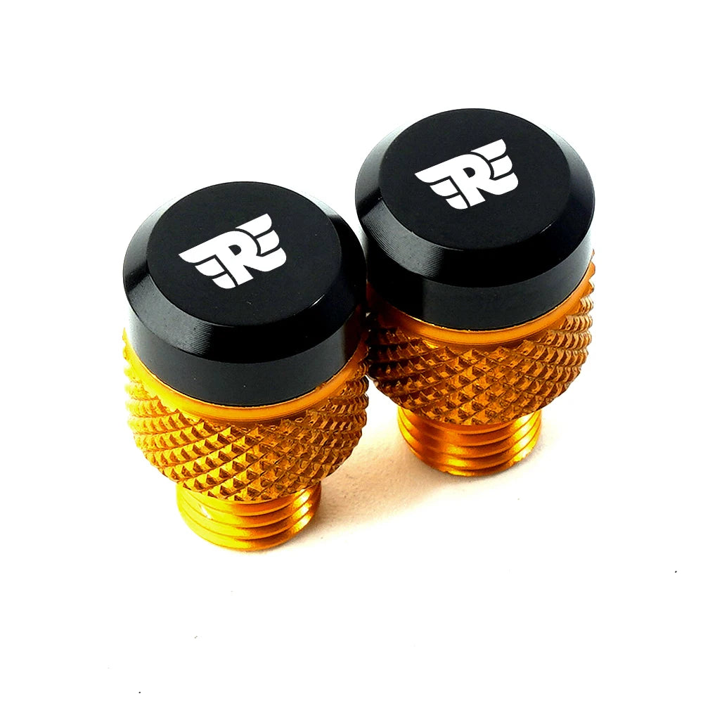 Royal Enfield Mirror Hole Plug CNC Bolt Cap Himalayan Interceptor Pair