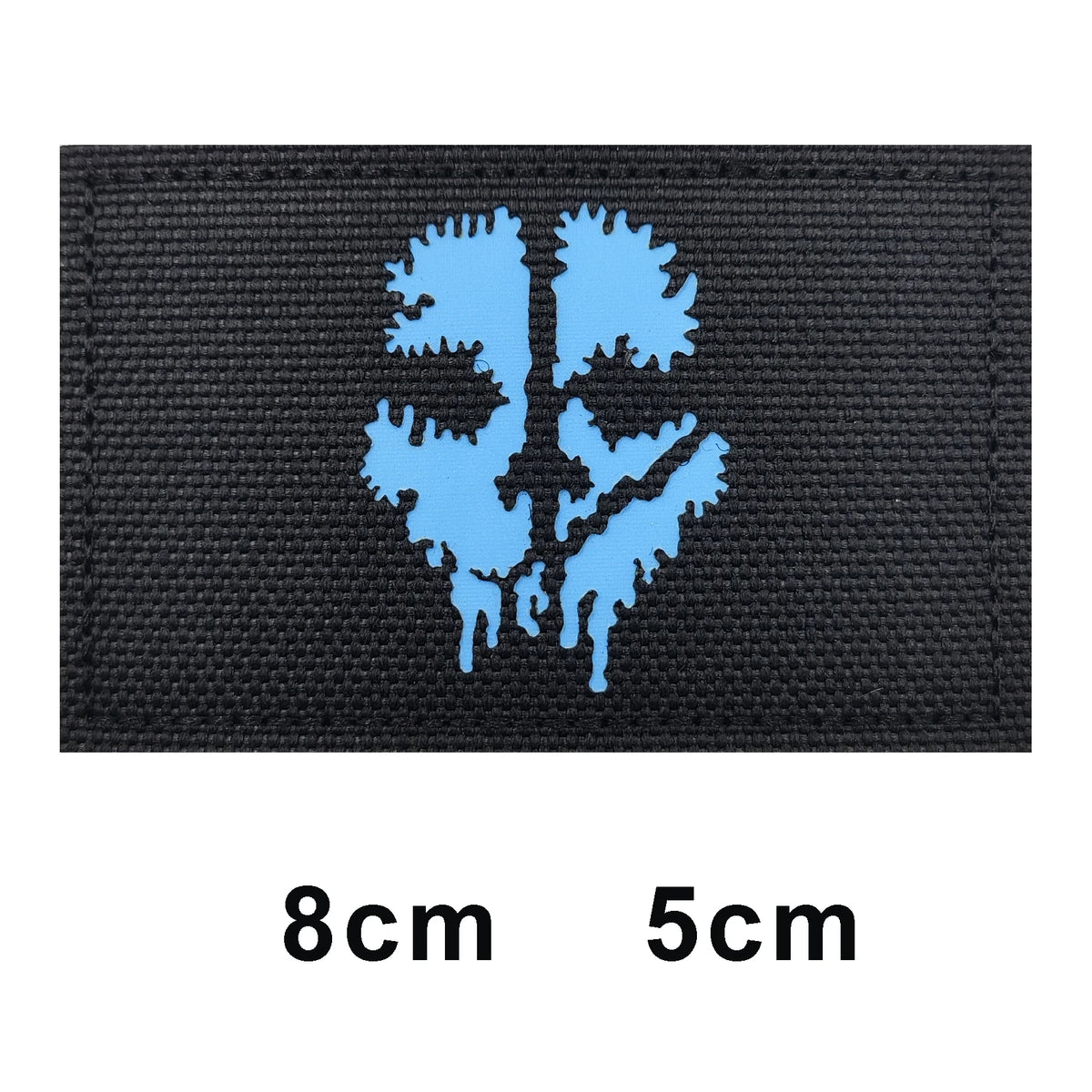 Call of Duty Ghost Skull Mask Tactical 3D Patch – Paintball Airsoft Hook/Loop