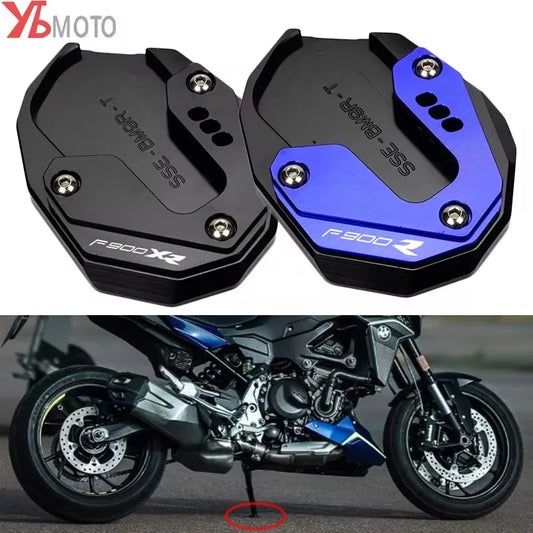 CNC BMW Kickstand Side Stand Extension Pad for F900R F900XR 2020-2023 Foot
