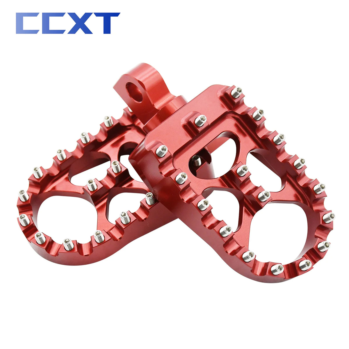 CNC Wide Fat Footpegs 360° Roating Pegs for Harley Davidson Models