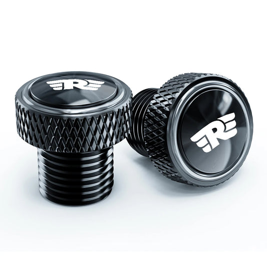 Royal Enfield Mirror Hole Plug CNC Bolt Cap Himalayan Interceptor Pair