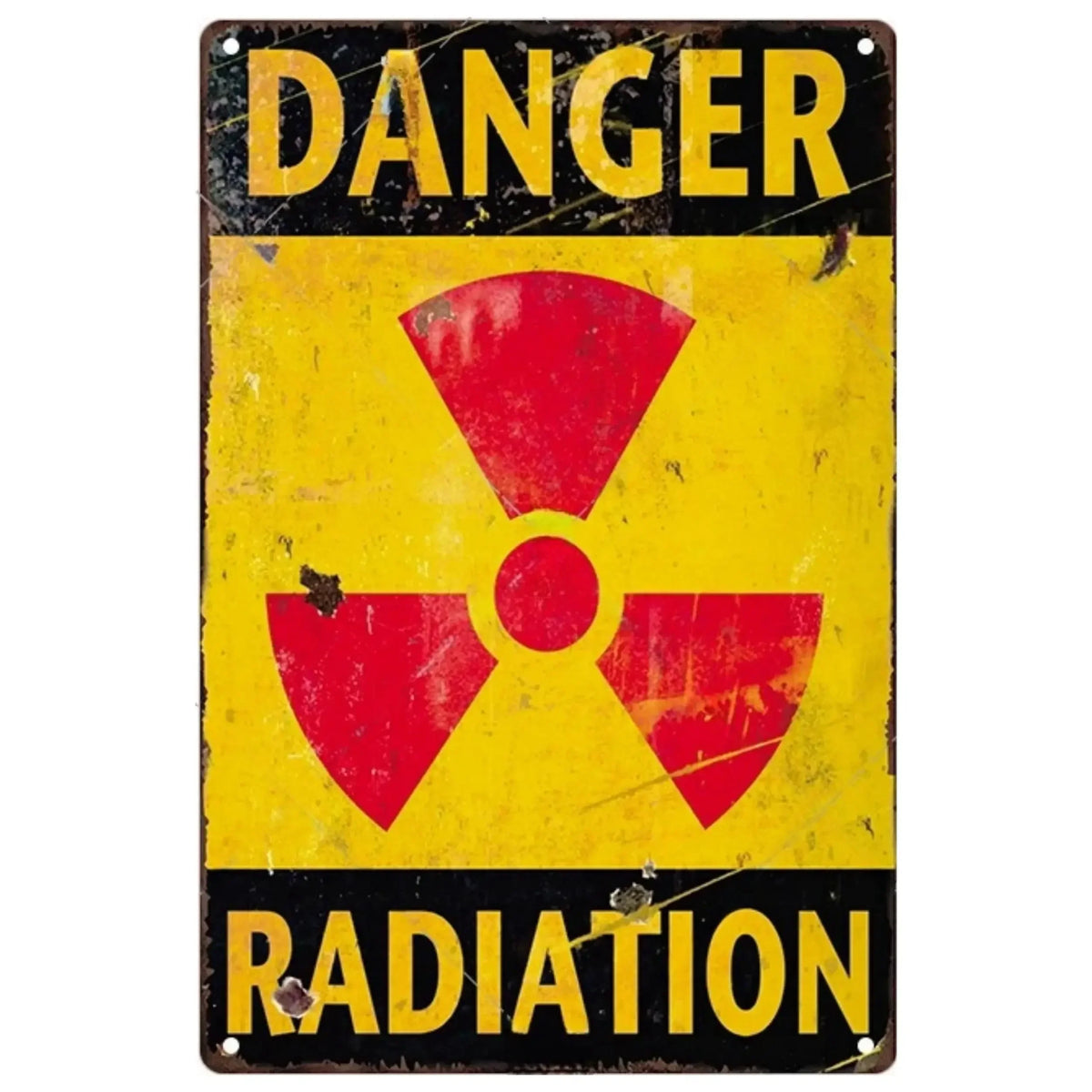 Vintage Caution Notice Zone Keep out Metal Sign, Danger, Mancave, Garage, Gift