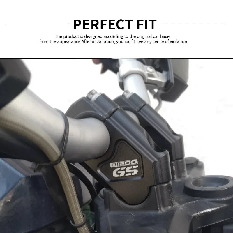 BMW R1200GS / Adventure Handlebar Risers 2004-2007 – Clamp Extension Adapter