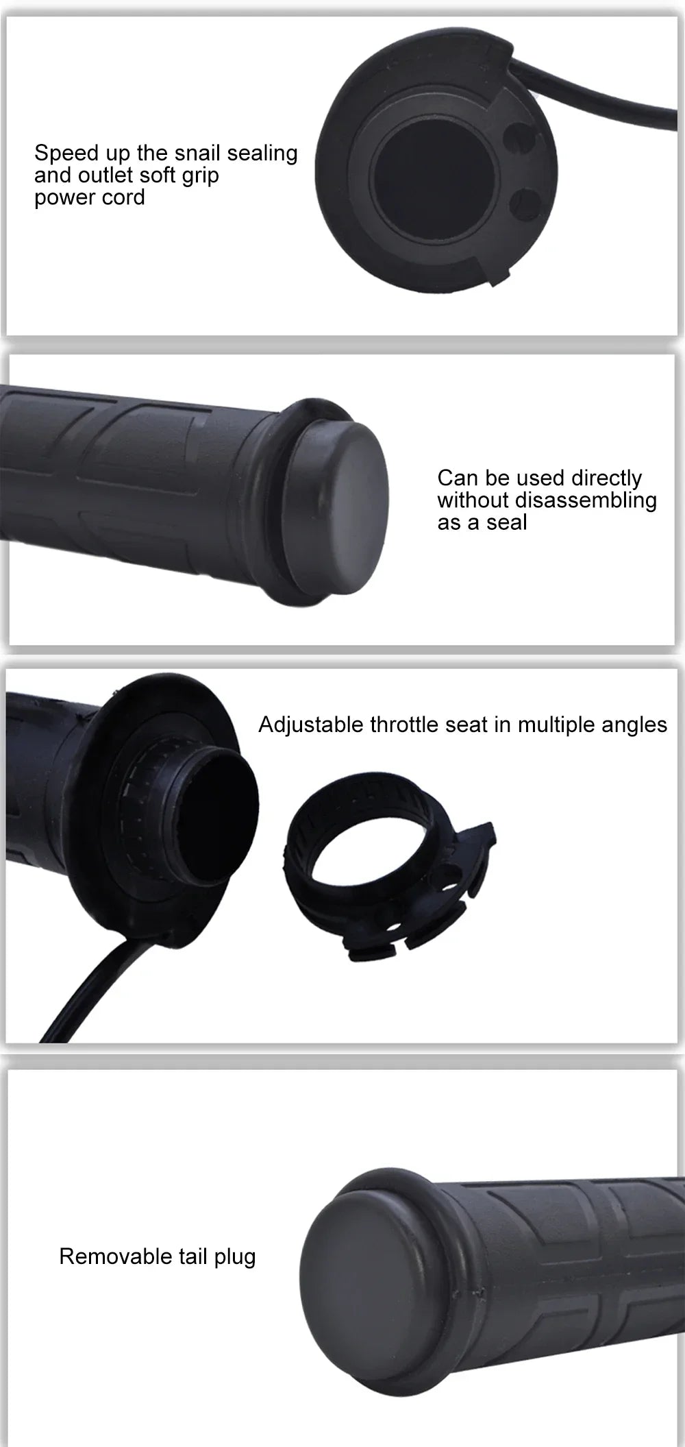 Motorcycle Heated Grips 22mm BMW Universal 12v Comfort adjustable heat levels