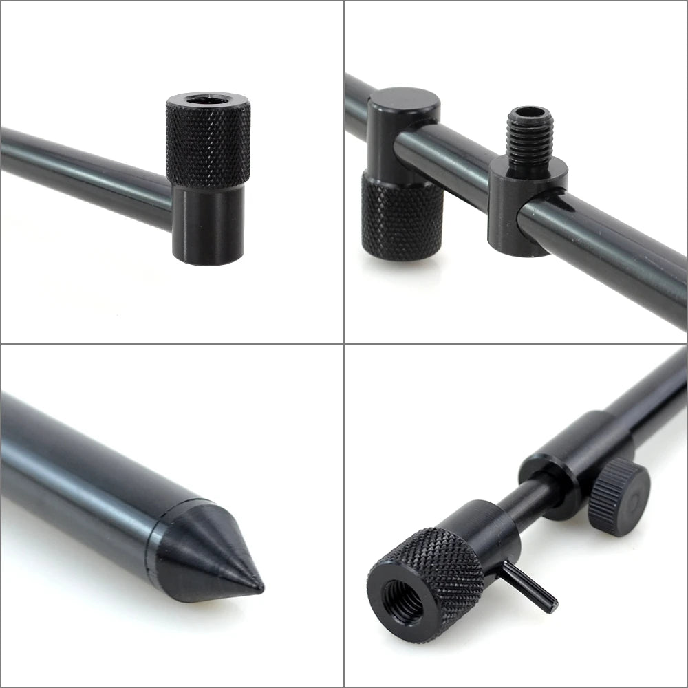 Hirisi Carp Fishing Buzz Bars for 3 Rods with Bank Sticks Rod Pod Support