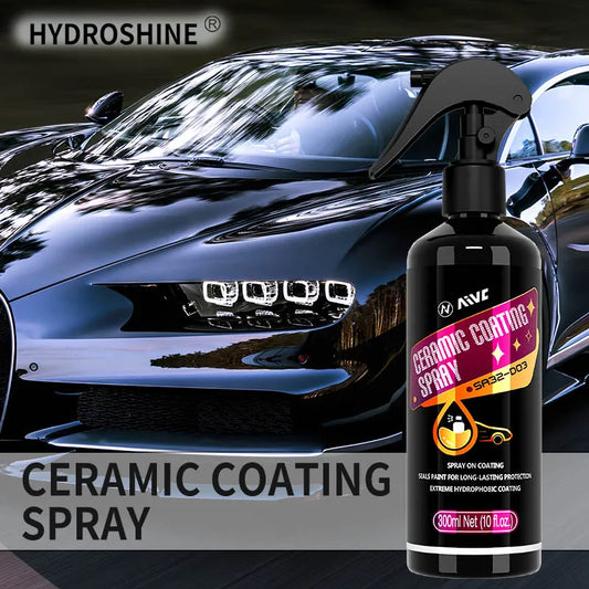 Nano Ceramic Coating Spray - Hydrophobic Car Paint Protection & High Gloss Shine