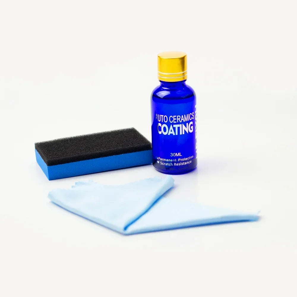 9H Ceramic Coating Car Paint Protection - Hydrophobic Auto Glass Polish 30ML