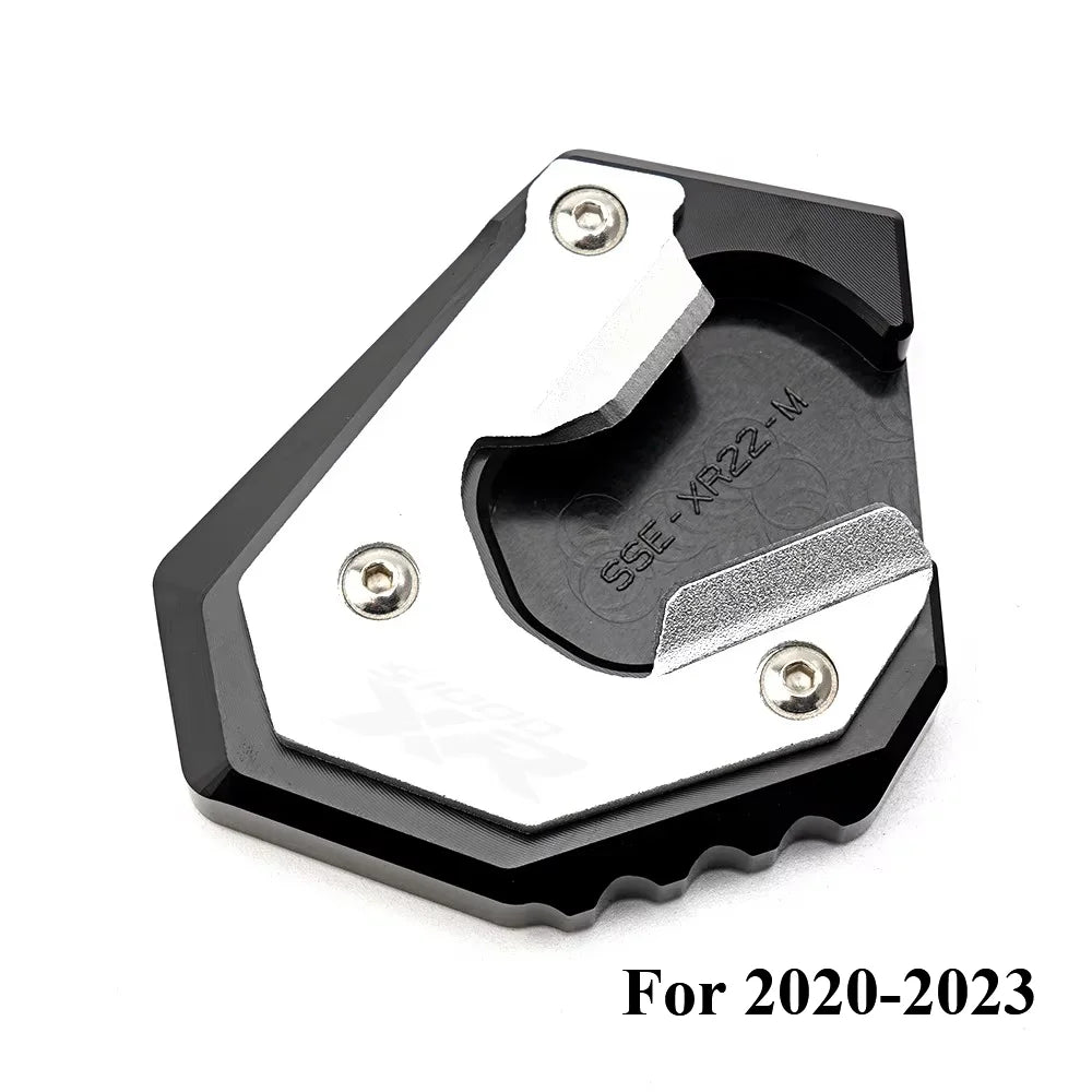 Kickstand Extension Pad Foot For BMW S1000XR 2017-2026  Valve Caps CNC Aluminum