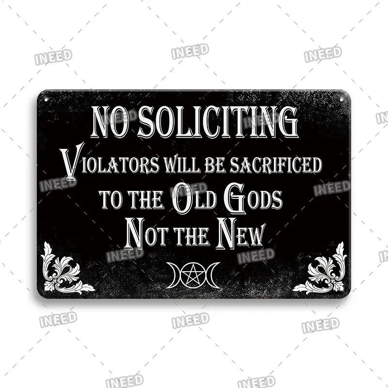 Funny Quote Tin Sign, Garage Wall Plaque, Humorous Metal Sign for Man Cave Decor
