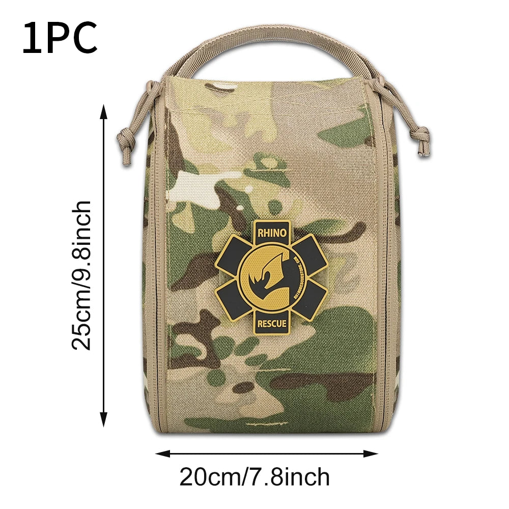Rhino Rescue Tactical IFAK First Aid Kit Molle Pouch for Outdoor Trauma Care
