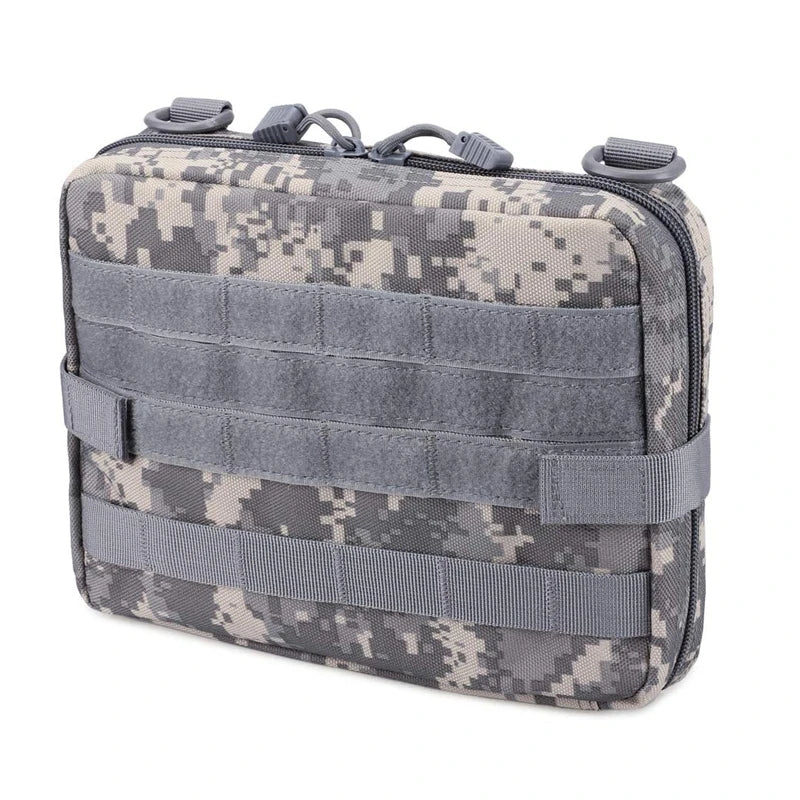 Tactical MOLLE Admin Pouch 1000D Nylon Utility Bag Map Pocket EDC  CS