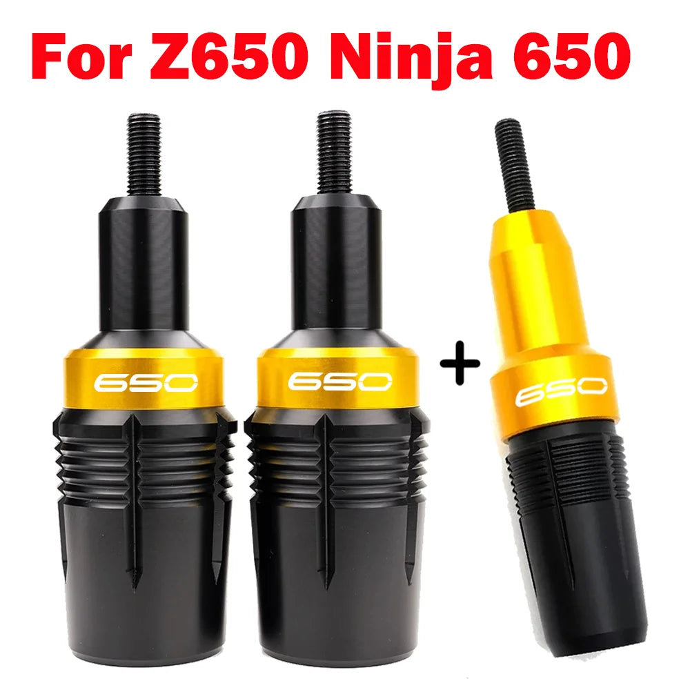 Kawasaki Z900 Z650 Ninja 650 Frame Sliders Crash Protection Engine Exhaust Guard