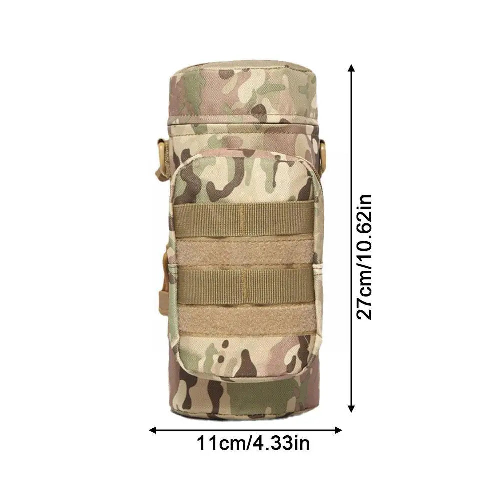 Molle Water Bottle Holder Bag Hydration Carrier Pouch with Strap 32oz Nylon