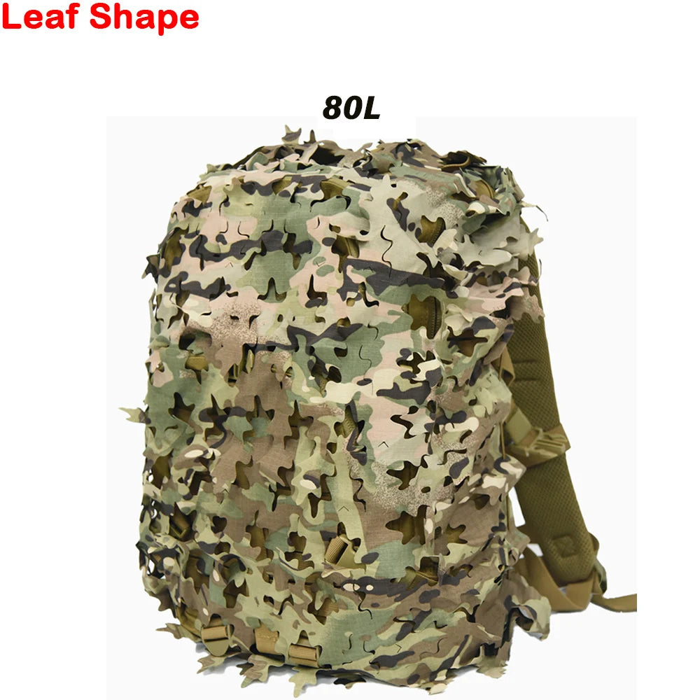 3D Camo Net Backpack Cover – Laser Cut Camouflage for Airsoft & Paintball