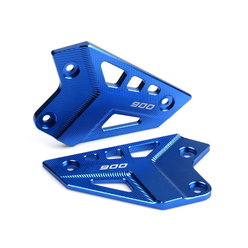 Kawasaki Z900 2017–2024 Rear Footpeg Heel Guard Plates CNC Alloy – All Colours