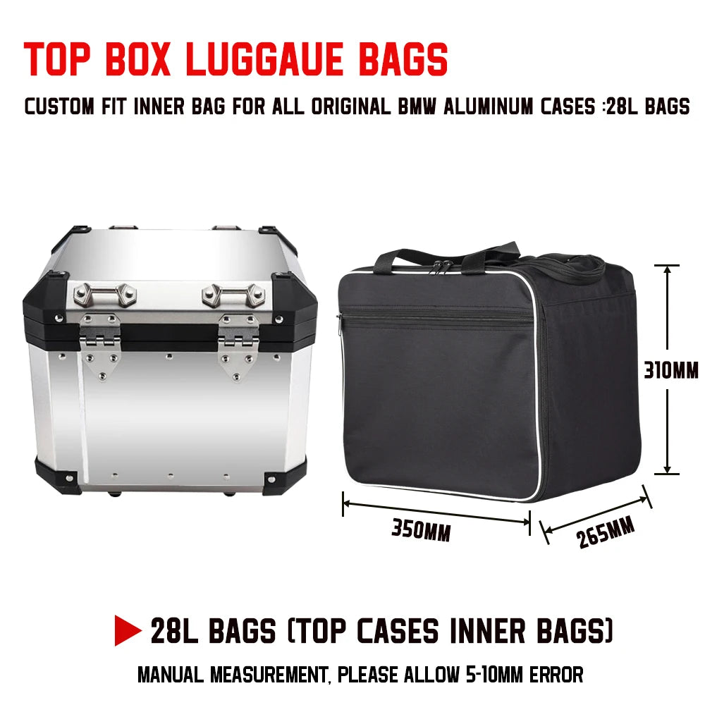 Motorcycle Luggage Bags for BMW R1200GS Adv R1250GS Adventure Black Inner Bags