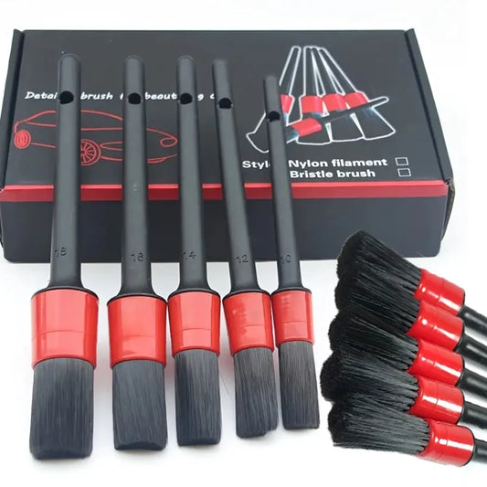 Detailing Brush Set - Brushes for Cleaning, Dashboard, Air Outlet, Wheels
