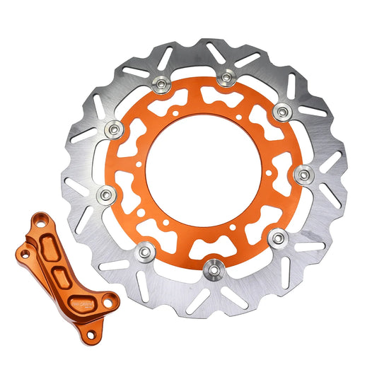 320MM 260MM Front Brake Disc Rotors Caliper Adaptor For KTM Husqvarna GasGas 125-500