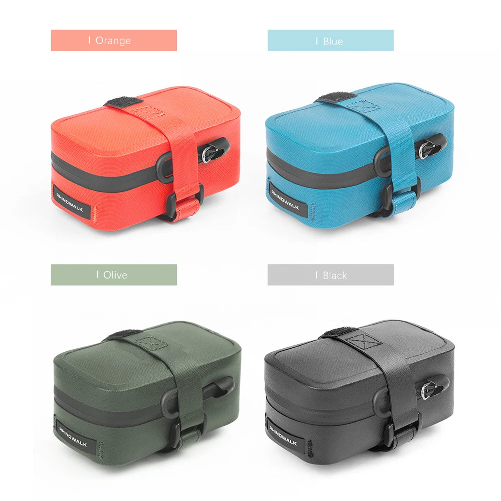 Ultralight Waterproof Bike Saddle Bag 0.4L Compact Rear Seatpost Bike Tail Pouch