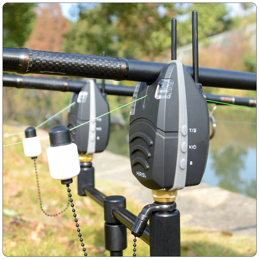 Carp Fishing Bite Alarm with Snag Bar LED Band Waterproof B1139 Fish Indicator