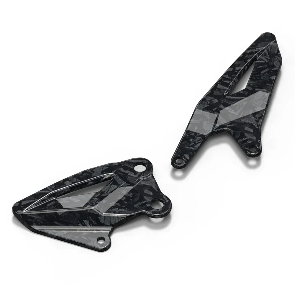 Yamaha R1 R1M 2015-2024 Carbon look Foot Pedal Heel Guard Plates Decoration Set