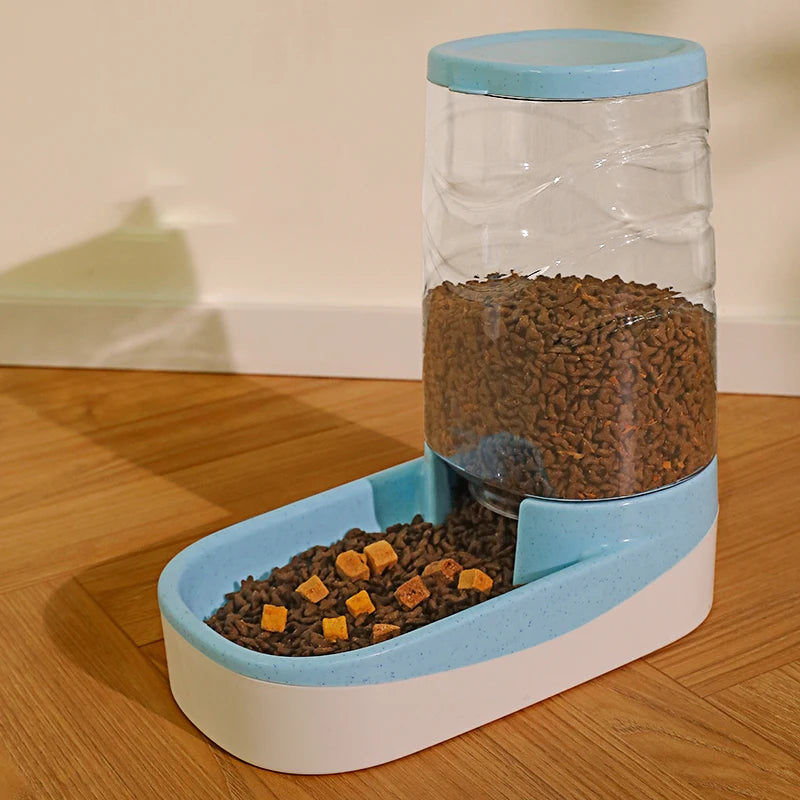Automatic Pet Feeder & Water Dispenser – Large Capacity Food & Drink Bowl for Cats & Dogs
