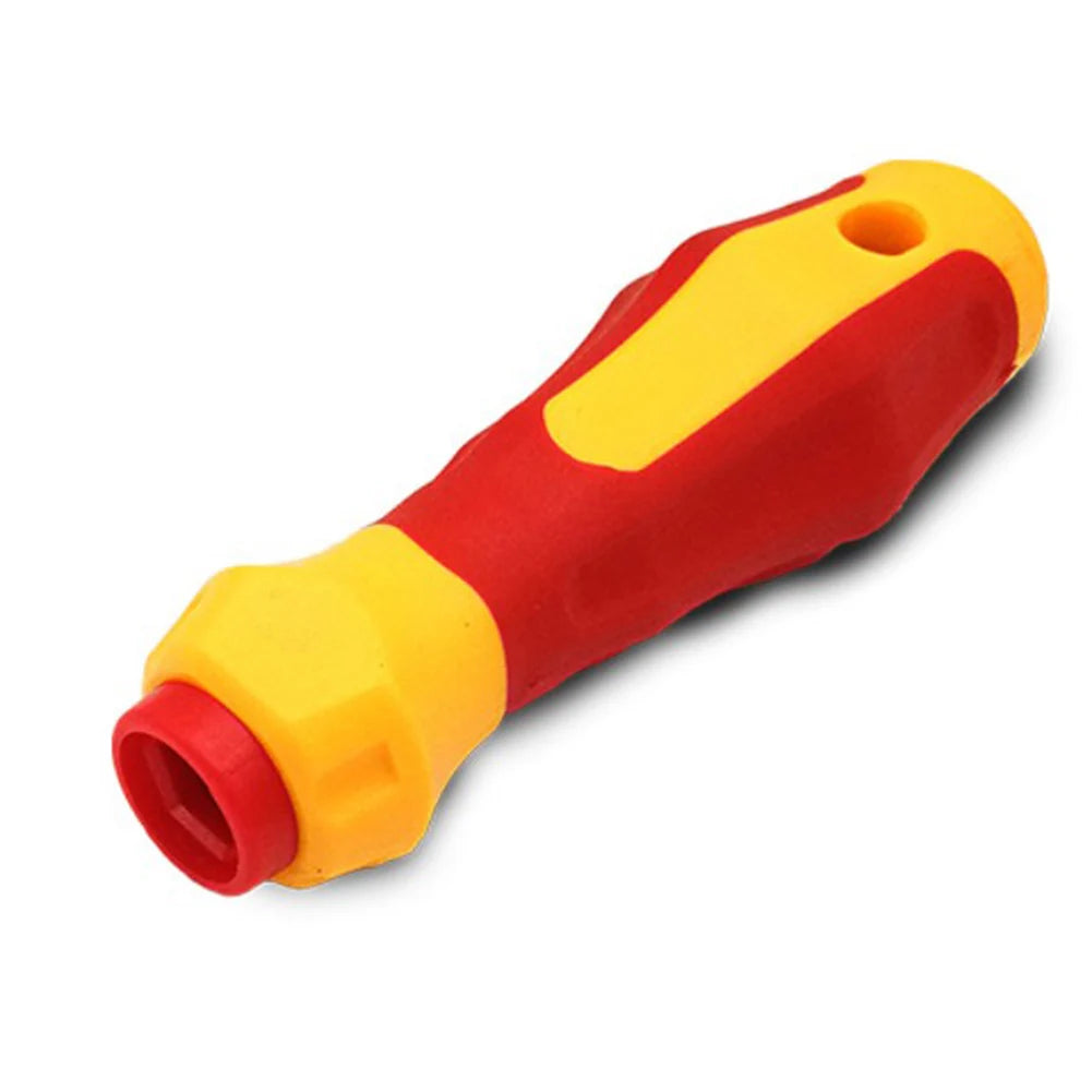 2-in-1 Insulated 500v Screwdriver Set - PH1, PH2, Slotted 5.0, 6.0 Electrician