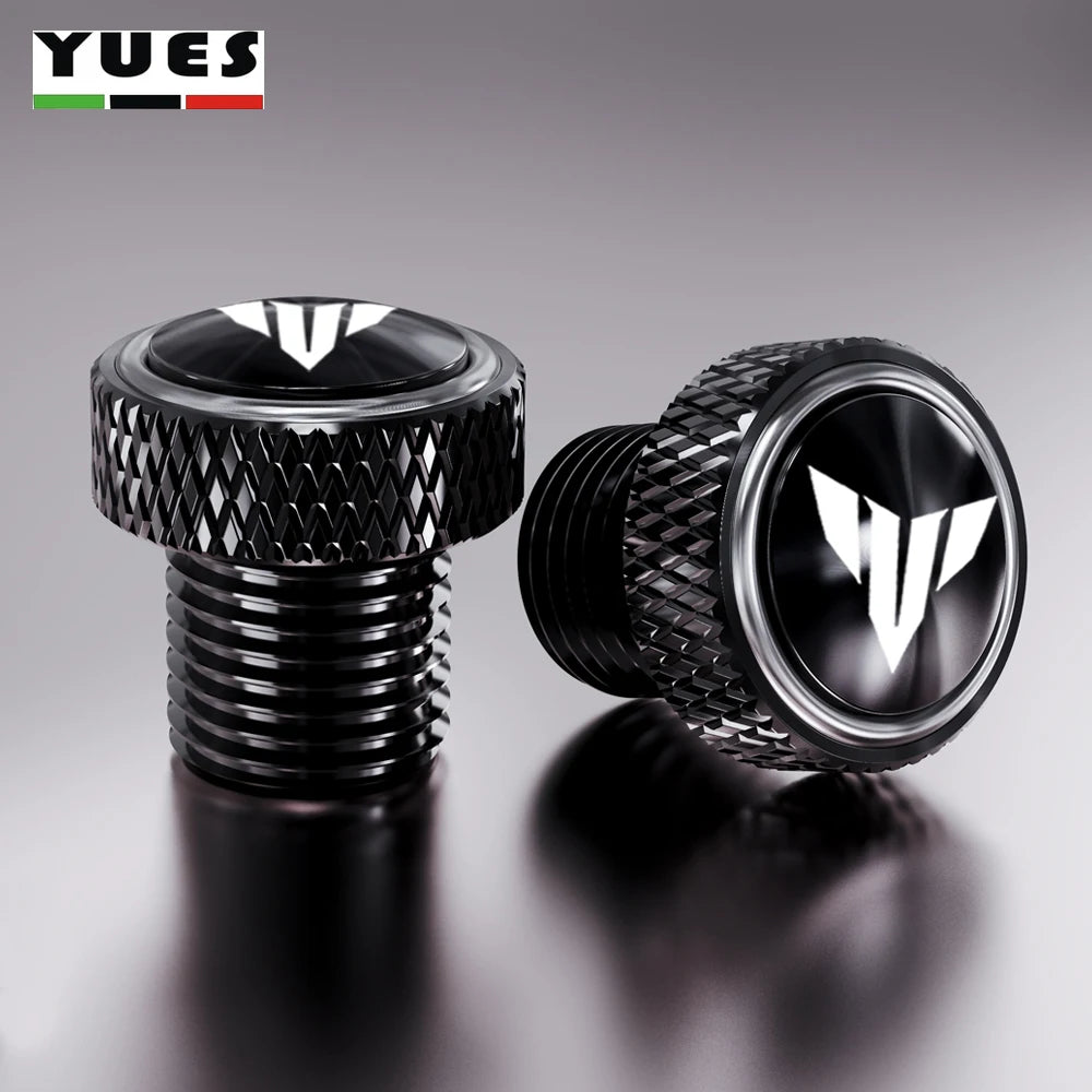 Yamaha MT07 MT09 MT10 Rear Mirror Hole Plugs M10*1.25 CNC Aluminum Screw Cover