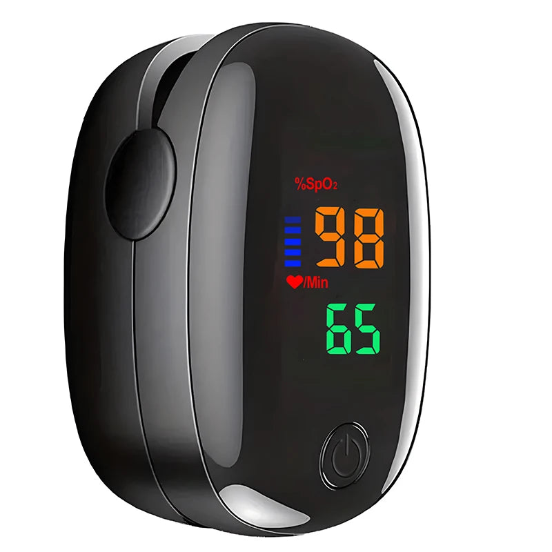 Finger Clip Pulse Oximeter | OLED Screen Blood Oxygen & Heart Rate Monitor