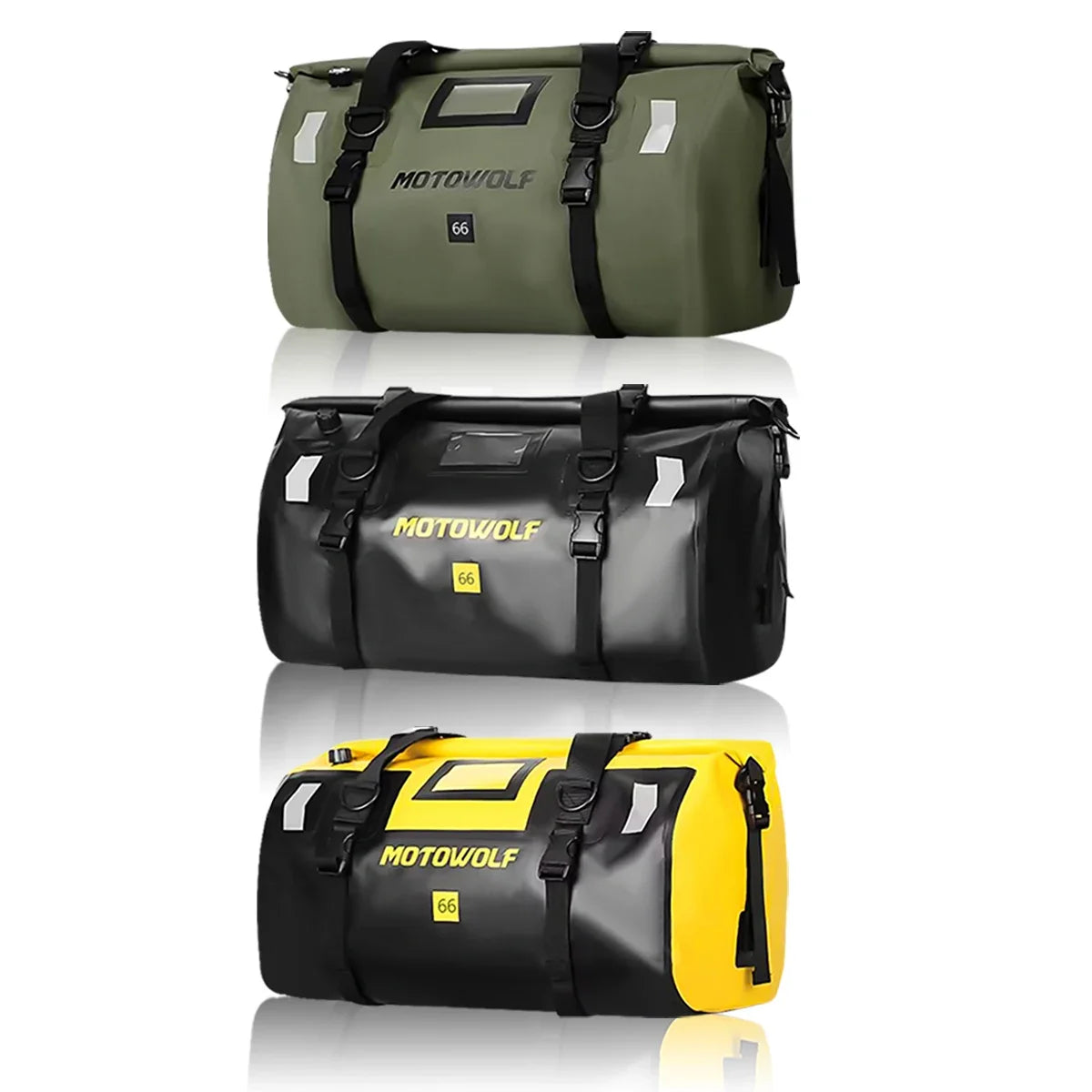 Waterproof Motorcycle Saddlebags 40L 60L 66L Luggage Touring Adventure IP68